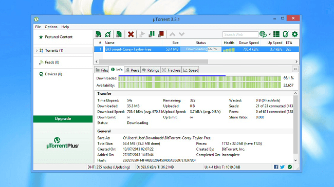 Utorrent Pro for pc