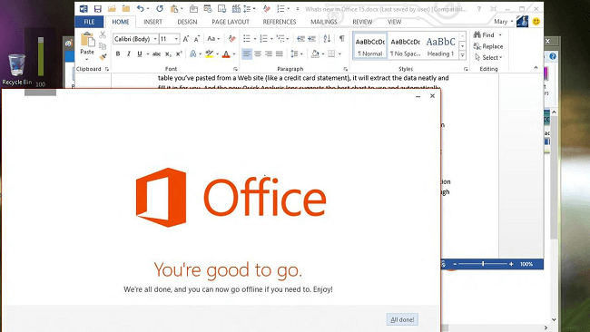 Office 2013 for pc