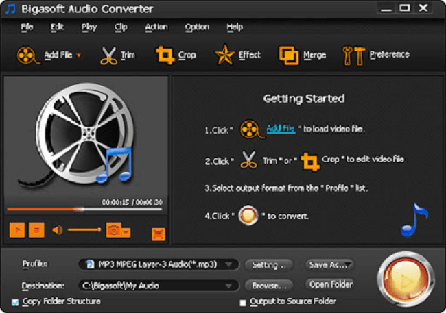 Bigasoft Audio Converter for pc