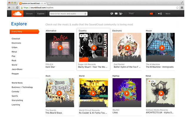 SoundCloud for pc